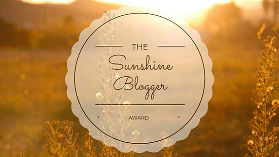 Sunshine-Blogger-Award